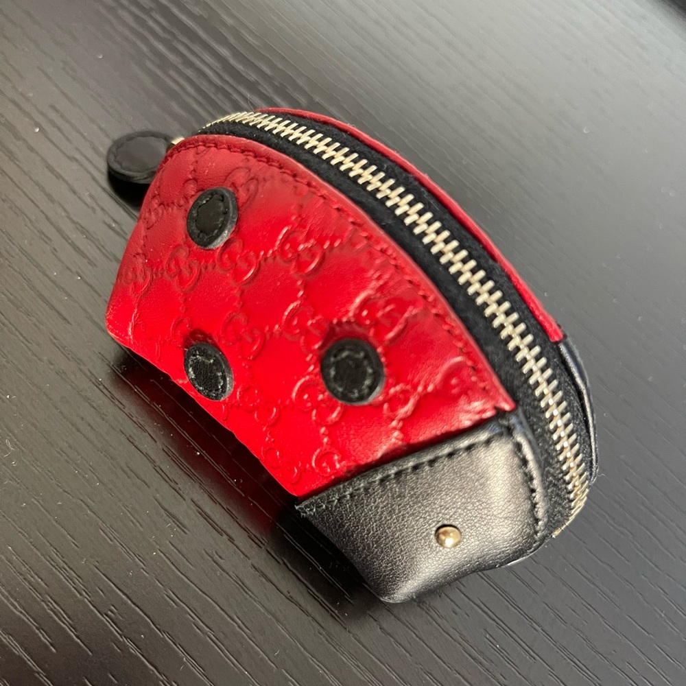 GUCCI GUCCISMA Super Rare micro ladybug Coin Purse wallet bag 1955 Collector